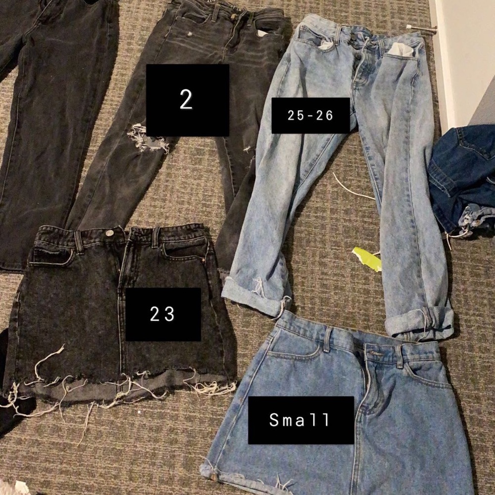Jeans skirts